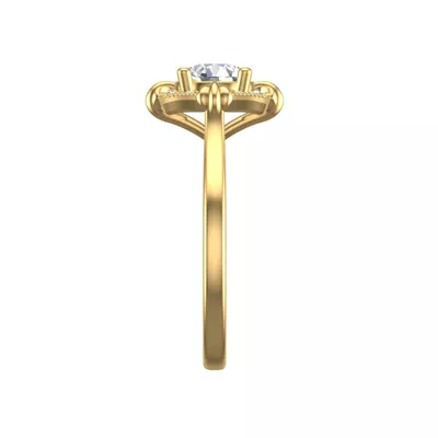 Kiara Halo Engagement Ring