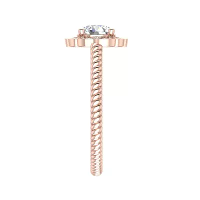 Alexis Halo Engagement Ring