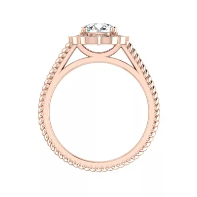 Alexis Halo Engagement Ring