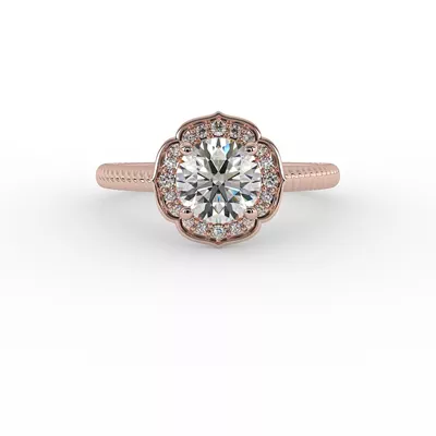Alexis Halo Engagement Ring