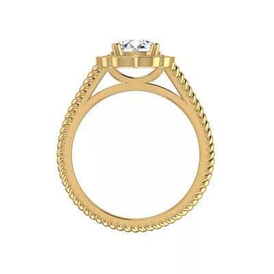 Alexis Halo Engagement Ring