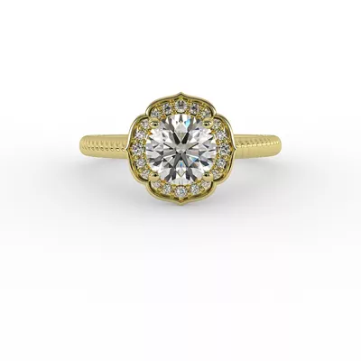 Alexis Halo Engagement Ring