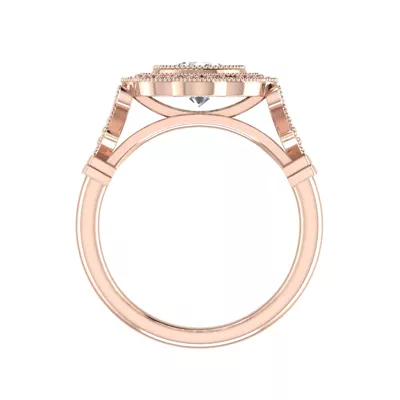 Haven Halo Engagement Ring
