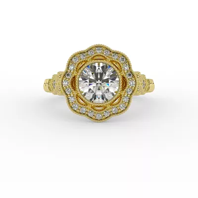 Haven Halo Engagement Ring