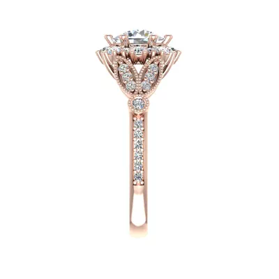 Gracelynn Halo Engagement Ring