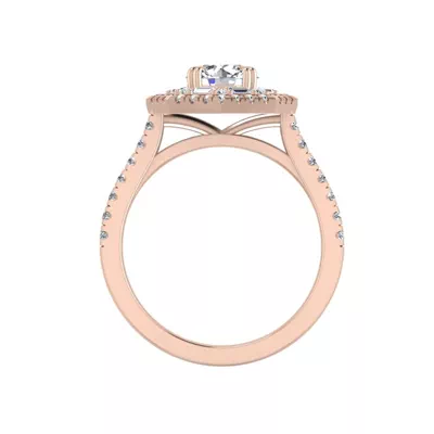 Kendall Halo Engagement Ring
