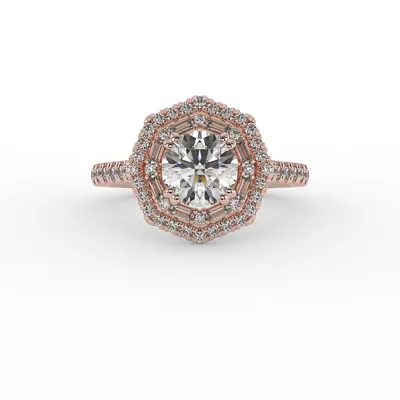 Kendall Halo Engagement Ring