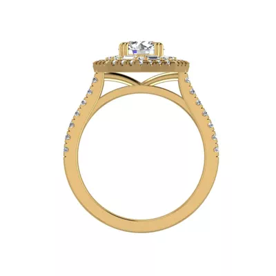 Kendall Halo Engagement Ring