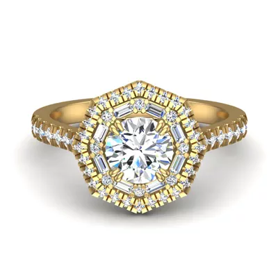 Kendall Halo Engagement Ring
