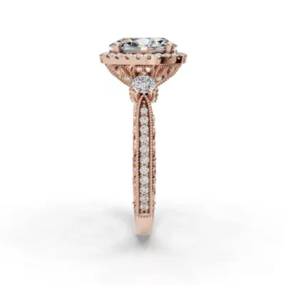 Winter Halo Engagement Ring