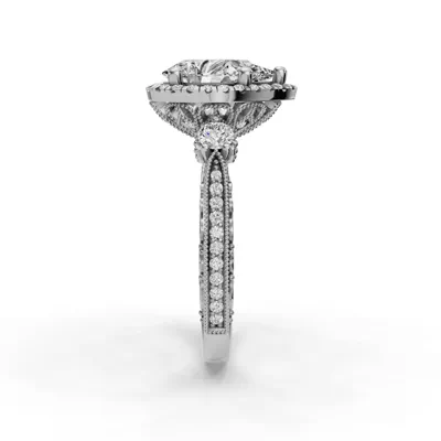 Winter Halo Engagement Ring