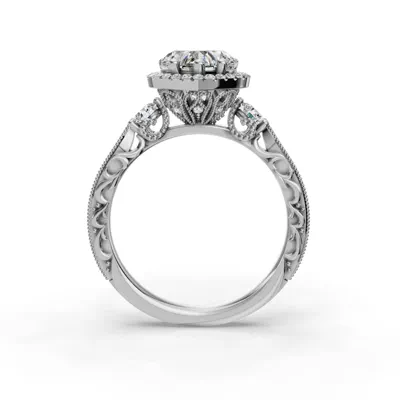 Winter Halo Engagement Ring