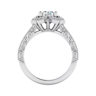 Lilith Halo Engagement Ring