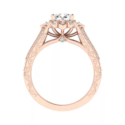 Logan Halo Engagement Ring