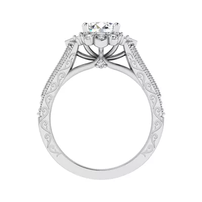 Logan Halo Engagement Ring