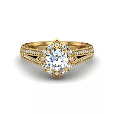 Logan Halo Engagement Ring