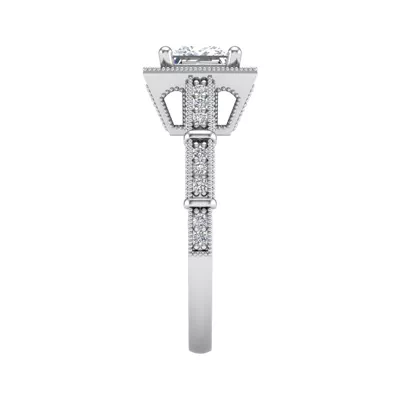 Evie Halo Engagement Ring