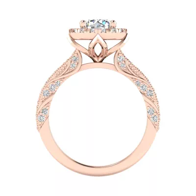 Alexandria Halo Engagement Ring