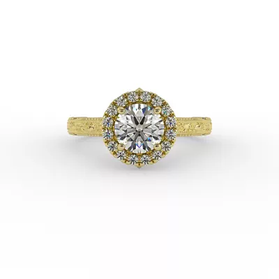 Alexandria Halo Engagement Ring
