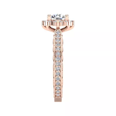 Sutton Halo Engagement Ring
