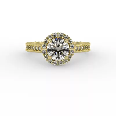 Sutton Halo Engagement Ring