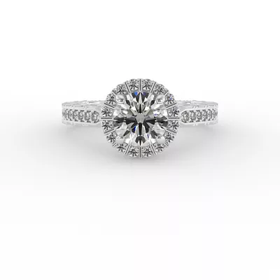 Sutton Halo Engagement Ring