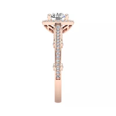 Harlow Halo Engagement Ring