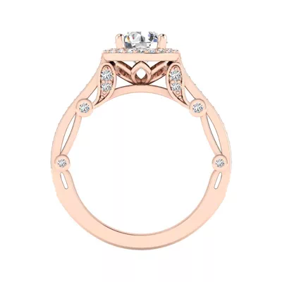 Harlow Halo Engagement Ring