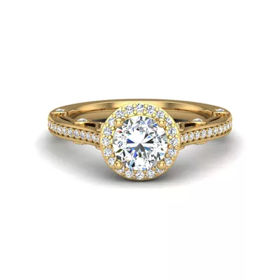 Harlow Halo Engagement Ring