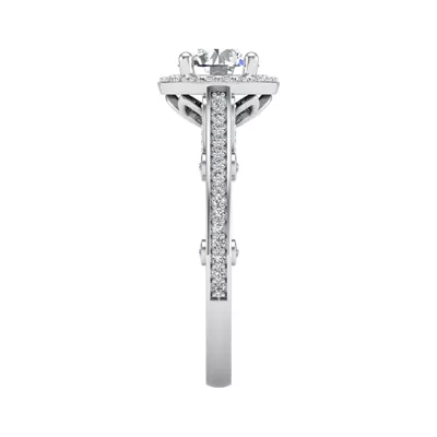 Harlow Halo Engagement Ring