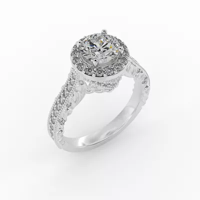 Madilyn Halo Engagement Ring
