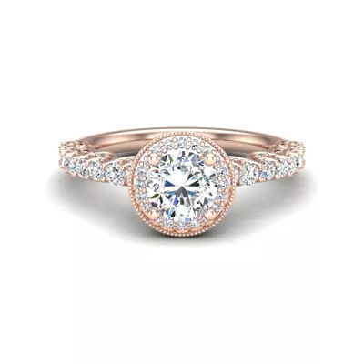Makayla Halo Engagement Ring