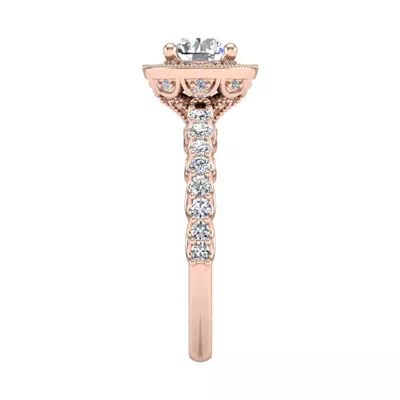 Makayla Halo Engagement Ring