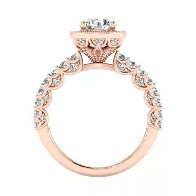 Makayla Halo Engagement Ring