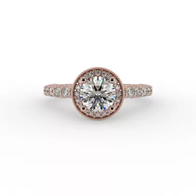 Makayla Halo Engagement Ring