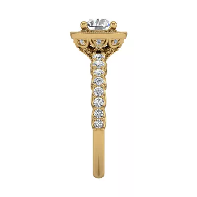 Makayla Halo Engagement Ring