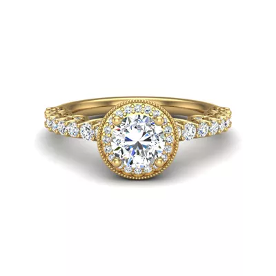 Makayla Halo Engagement Ring