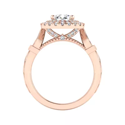 Evelynn Halo Engagement Ring