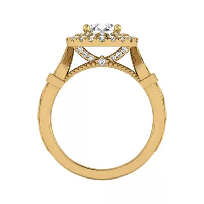 Evelynn Halo Engagement Ring