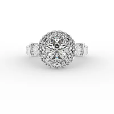 Evelynn Halo Engagement Ring