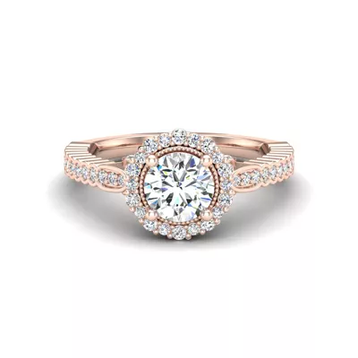 Nina Halo Engagement Ring