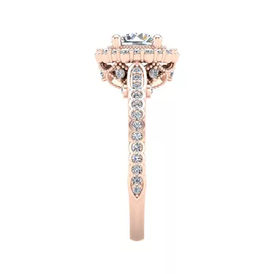 Nina Halo Engagement Ring
