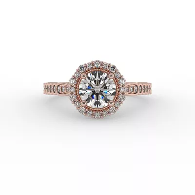 Nina Halo Engagement Ring