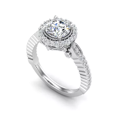 Nina Halo Engagement Ring