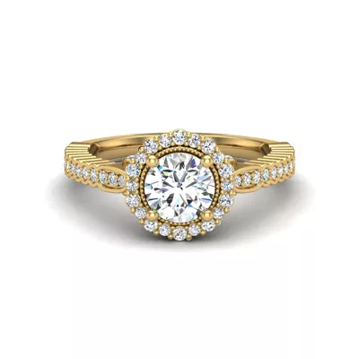 Nina Halo Engagement Ring