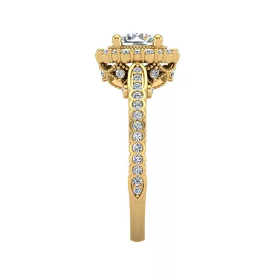 Nina Halo Engagement Ring