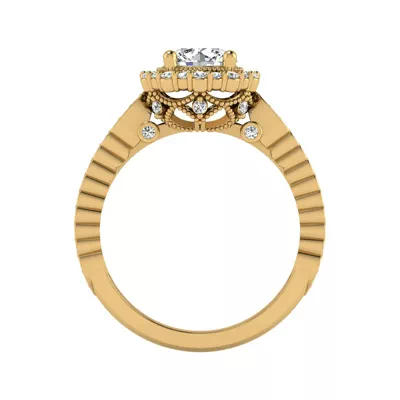 Nina Halo Engagement Ring