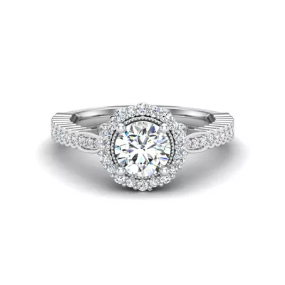 Nina Halo Engagement Ring
