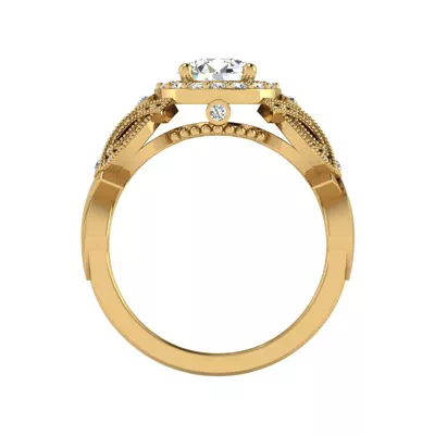 Giselle Halo Engagement Ring
