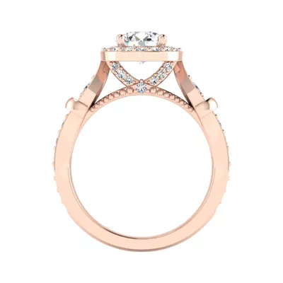 Brynn Halo Engagement Ring